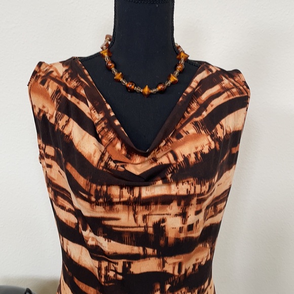 Shape FX Cowl Neck Top Size 6 - Picture 2 of 4